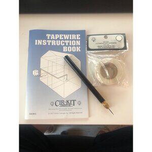 Cir-Kit Concepts CK1001 2 Conductor Tapewire Kit: 15' Roll Instruction Book & To